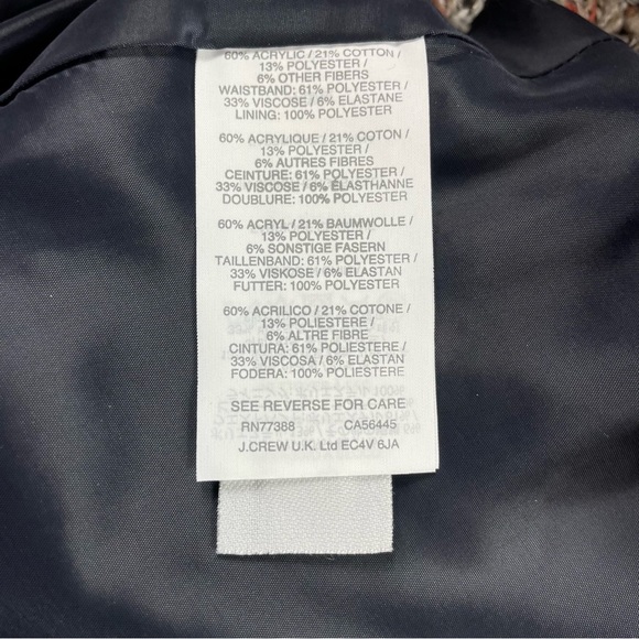🔥NWT J.Crew Tweed Mini Skirt With Patch Pocket Preppy Women’s Size 4 - Picture 13 of 15